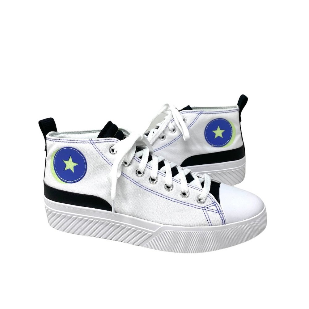đź’–MEGA SALEđź’–Converse Shoes Men 171870C UNTITL3D CS MID White Black Sneakers - Picture 2 of 11